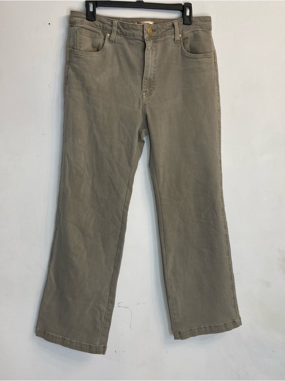 Kut from the Kloth Women's Straight Leg Jeans in light brown size 10